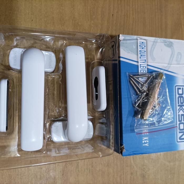 Handle pintu aluminium dekson / LHR 0816 - Putih