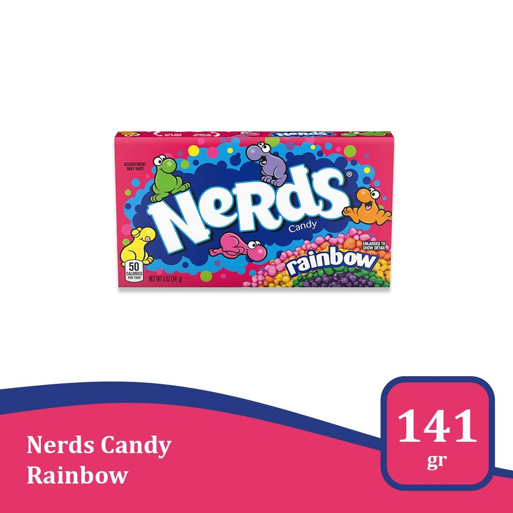 

Nerds Rainbow Candy Video Box 5 Oz - permen import USA
