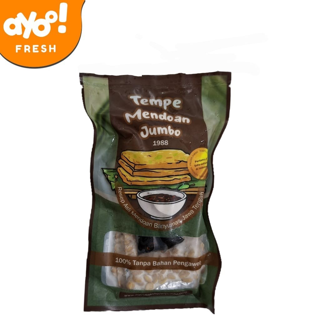 

Tempe Mendoan Jumbo 1988 Asli Banyumas 300g