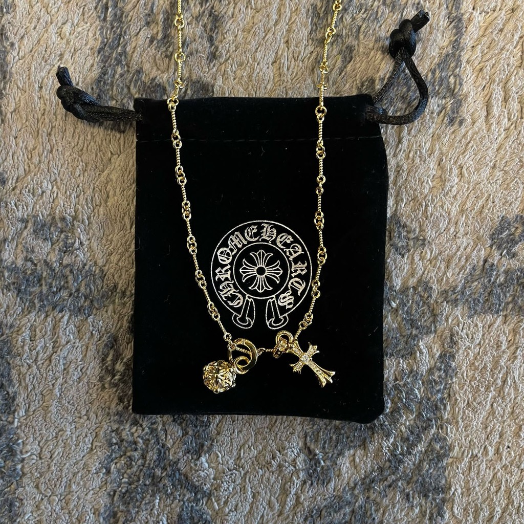Necklace Chrome Hearts Cross with Pendant