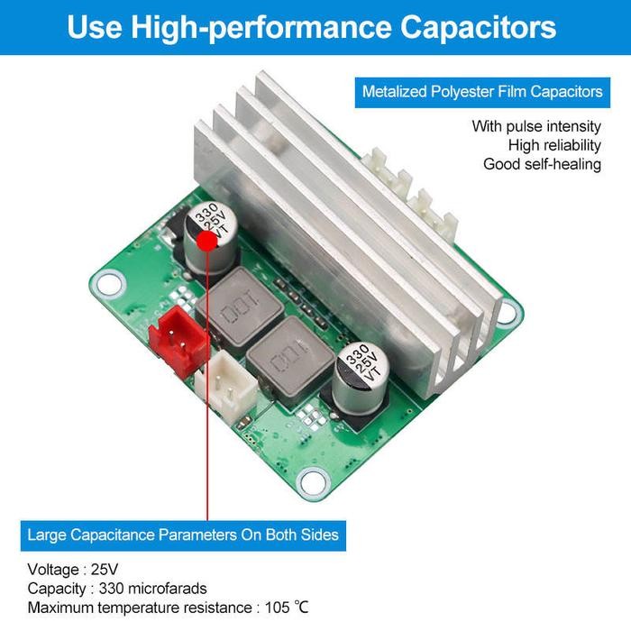 Amplifier Audio daya Digital 100W TPA3116 modul Amplifier Kelas D daya