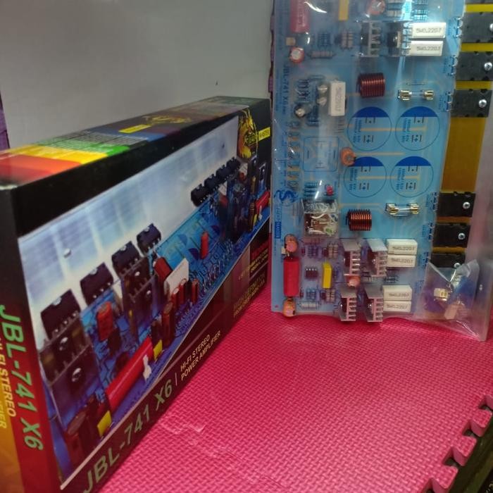 KIT POWER AMPLIFIER STEREO JBL-741 X6 TR TOSHIBA 600W