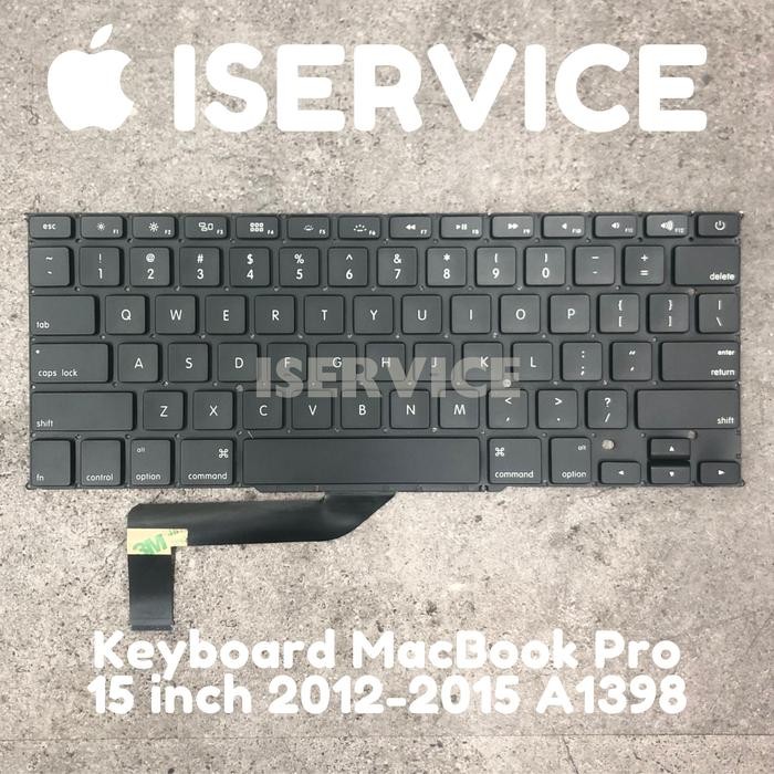 Original Keyboard MacBook Pro 2012 2013 2014 2015 15 inch A1398 .