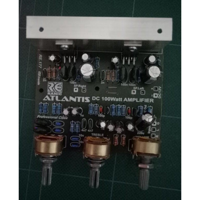 KIT AMPLIFIER ATLANTIS 663 - DC 12V 100WATT