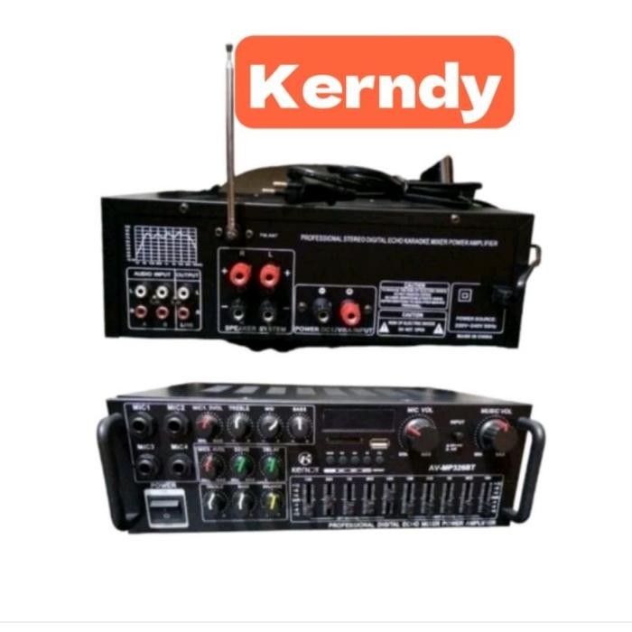 Amplifier Bluetooth EQ Audio Karaoke Home Theater KERNDY AV-326BT - KERNDY AV-326