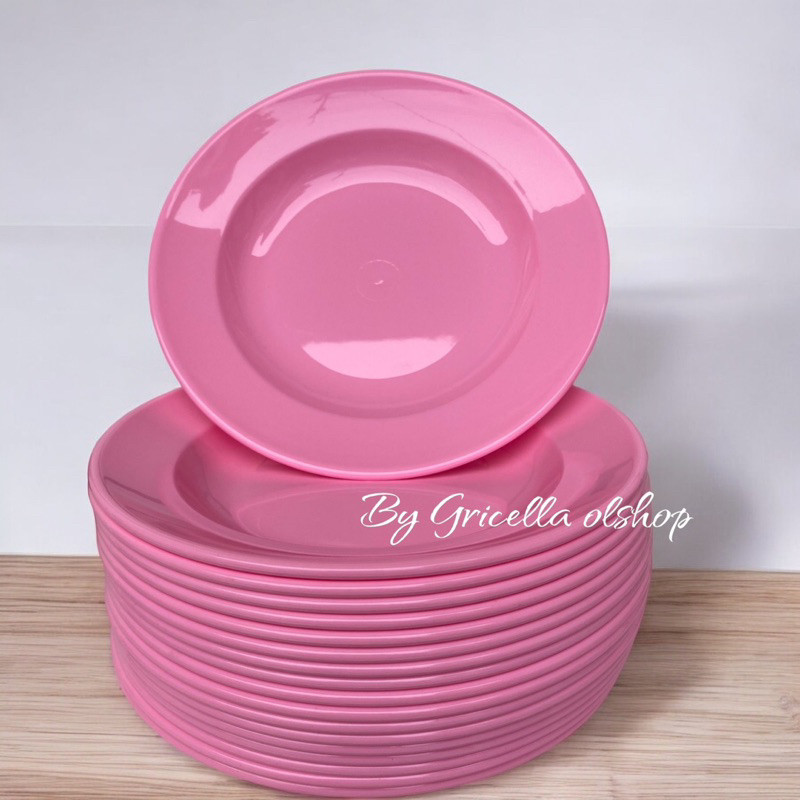 1 LUSIN /12 PCS PIRING MAKAN MELAMIN / PIRING MAKAN  MELAMIN / COD PIRING MAKANCO