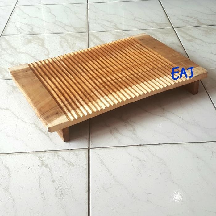 Papan Cuci Baju Kayu Ukuran Besar / Papan Gilasan Gilesan - Kayu sengon