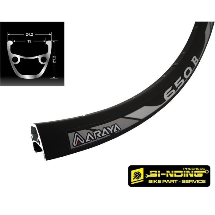 Rims Araya 27.5 Velg Sepeda MTB 650B 27,5 Hole 32 36 Alloy Double Wall - Rims 27.5 36 H