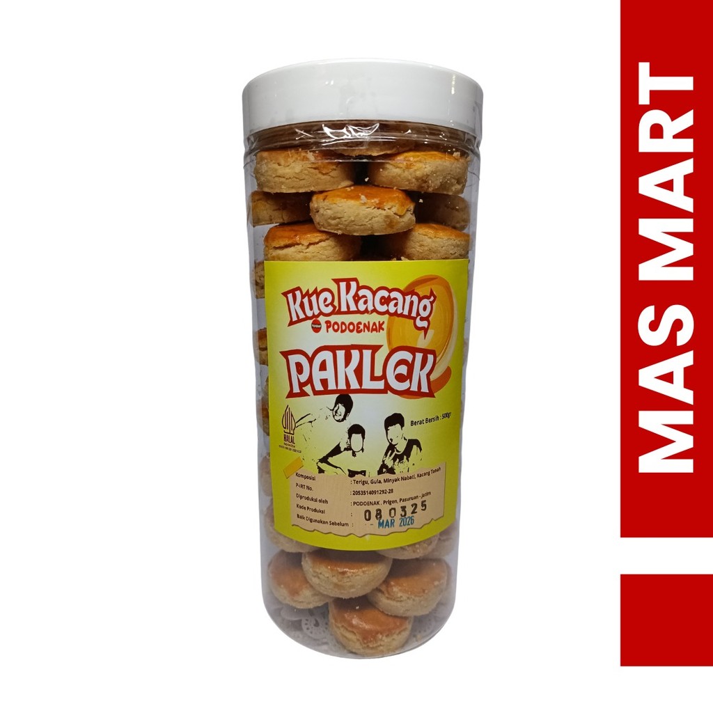 

Kue Kacang Enak Podoenak PAKLEK Peanut Cookies 500 gr