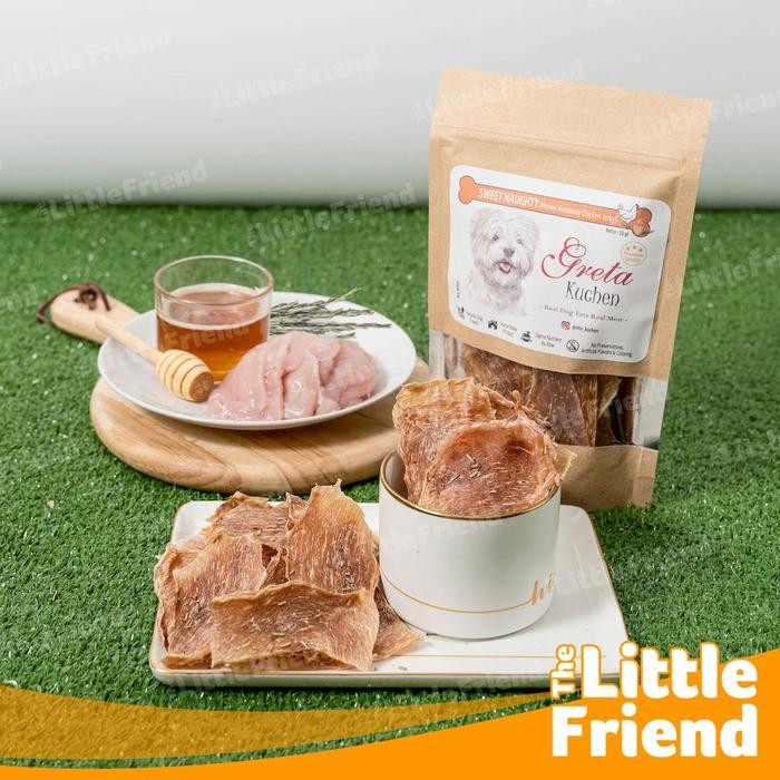 

Makanan Cemilan Treat Snack Anjing Jerky Kering Greta Kuchen Banyak Varian Rasa - Madu