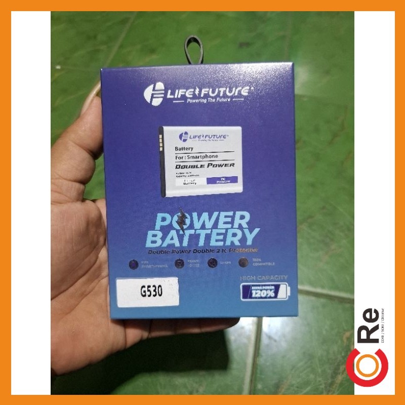 BATERAI G530 J2 PRIME/J5/J3/A2 CORE/GRAND PRIME ORI - LF (LIFE FUTURE)