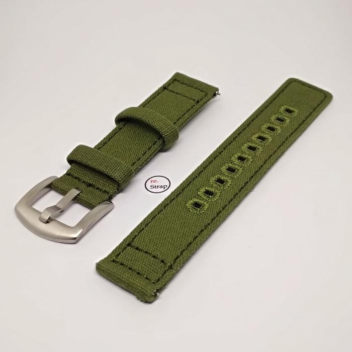 Tali Jam Canvas Strap QUICK RELEASE [Cv-15] 20mm 22mm - 20mm