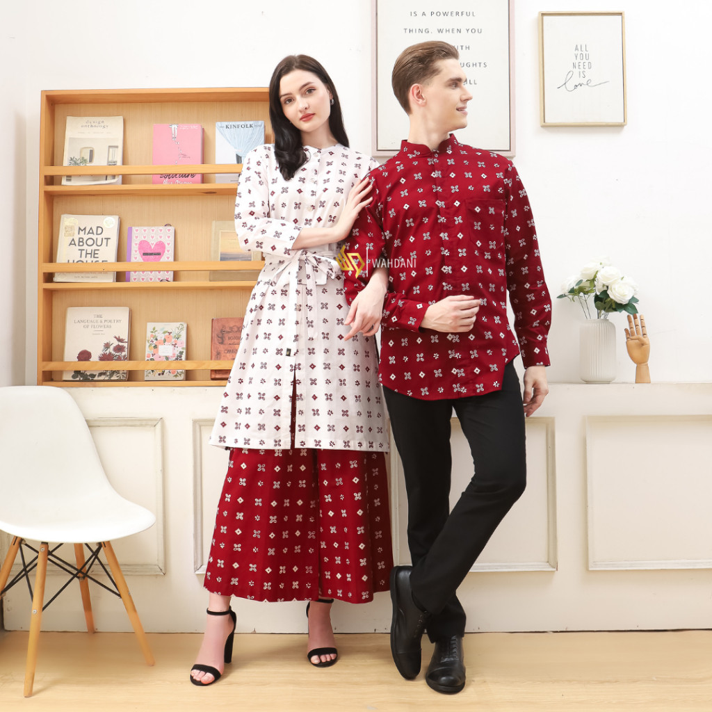 Atasan Tunik Batik Baju Batik Couple Modern Pasangan Kekinian Baju Batik Premium Mewah Kondangan