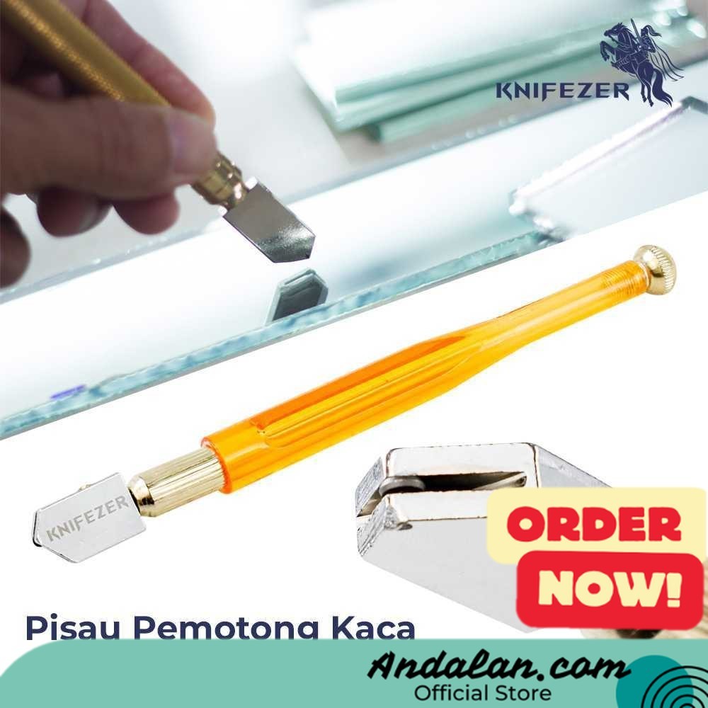

KNIFEZER Pisau Pemotong Kaca Glass Cutter Diamond Cutting Tool - L9