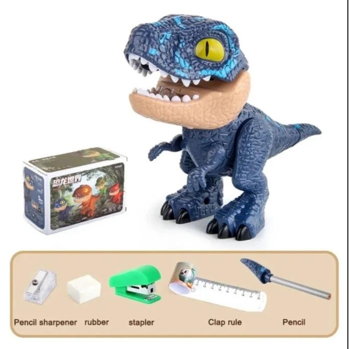 

Kotak Pensil Dinosaurus Anak 5in1 Lucu Set Alat Tulis Sekolah Lengkap Mainan Edukatif Kids Toys Kado Ulang Tahun Premium
