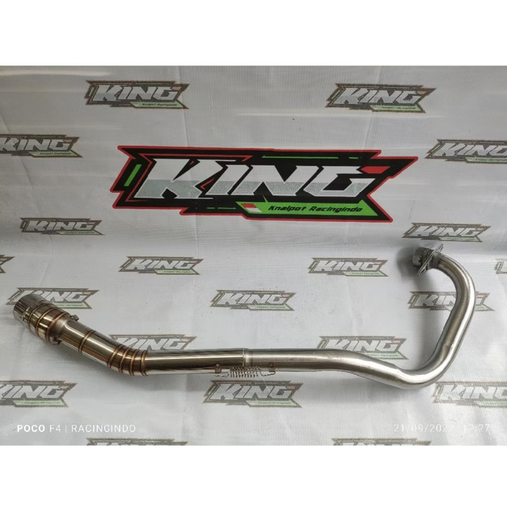 Leher pipa knalpot racing Sonic 150cc Supra GTR cbr lokal cb 150 x r15 new scorpio r15 lama cbr tail