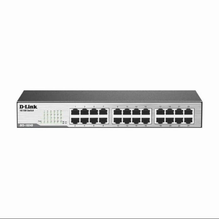 D-Link Switch Hub 24 Port Desktop LAN DES-1024C Dlink DES 1024D