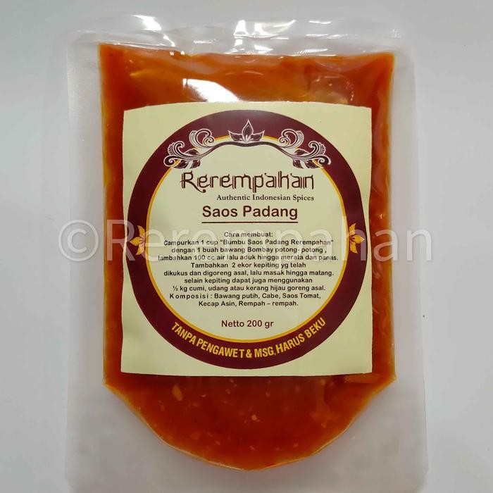 

Qr Mall- Terbaru~[BEST] Rerempahan SAOS PADANG Bumbu Jadi Instan Siap Pakai