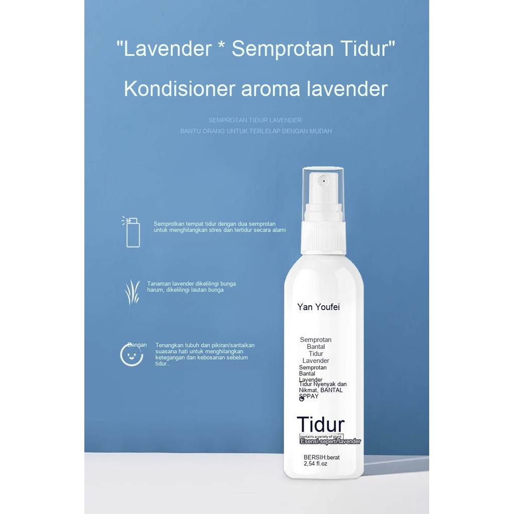 Sleep Fragrance Relaxation Lavender Spray Pillowcase Fragrance Spray Aerosol Technology Sleep Spray