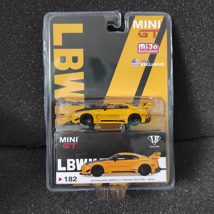 MiniGT 182 LB-Silhouette WORKS GT NISSAN 35GT-RR yellow