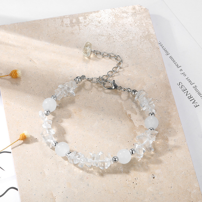 Gelang Wanita Batu Kecubung Gelang Kristal Batu Alam Gelang Sahabat Terbaik untuk Pelajar