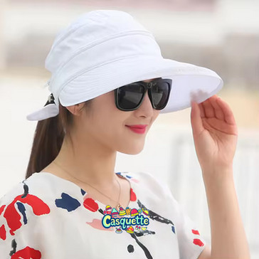 Topi Lebar Putih Topi Umrah Topi Zipper Wanita Haji Umroh