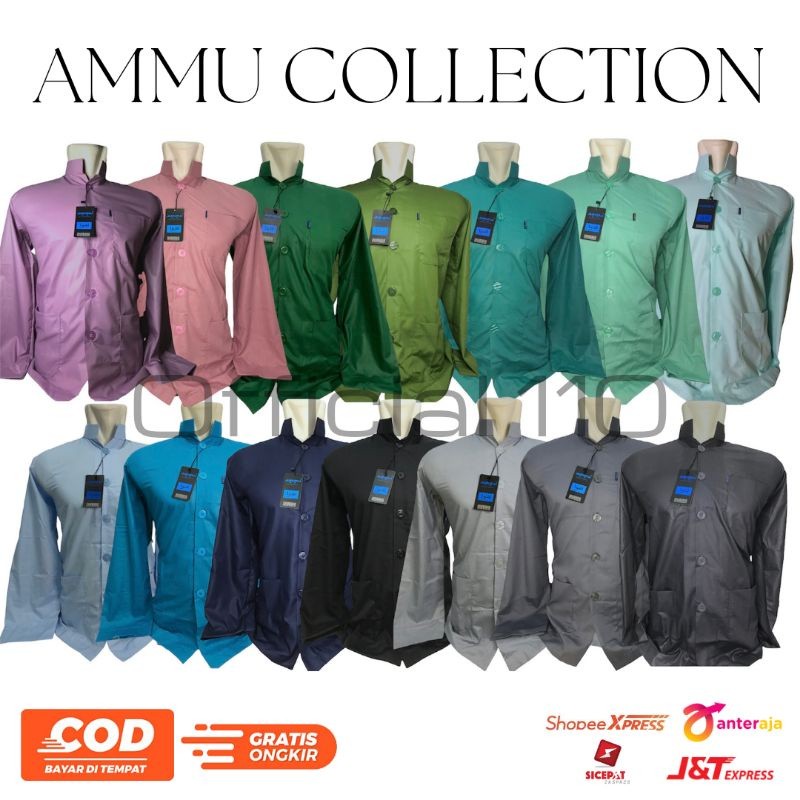 BAROSHOP Baju Koko Ammu Haibah Baju Koko Ammu Original Baju Koko Habib