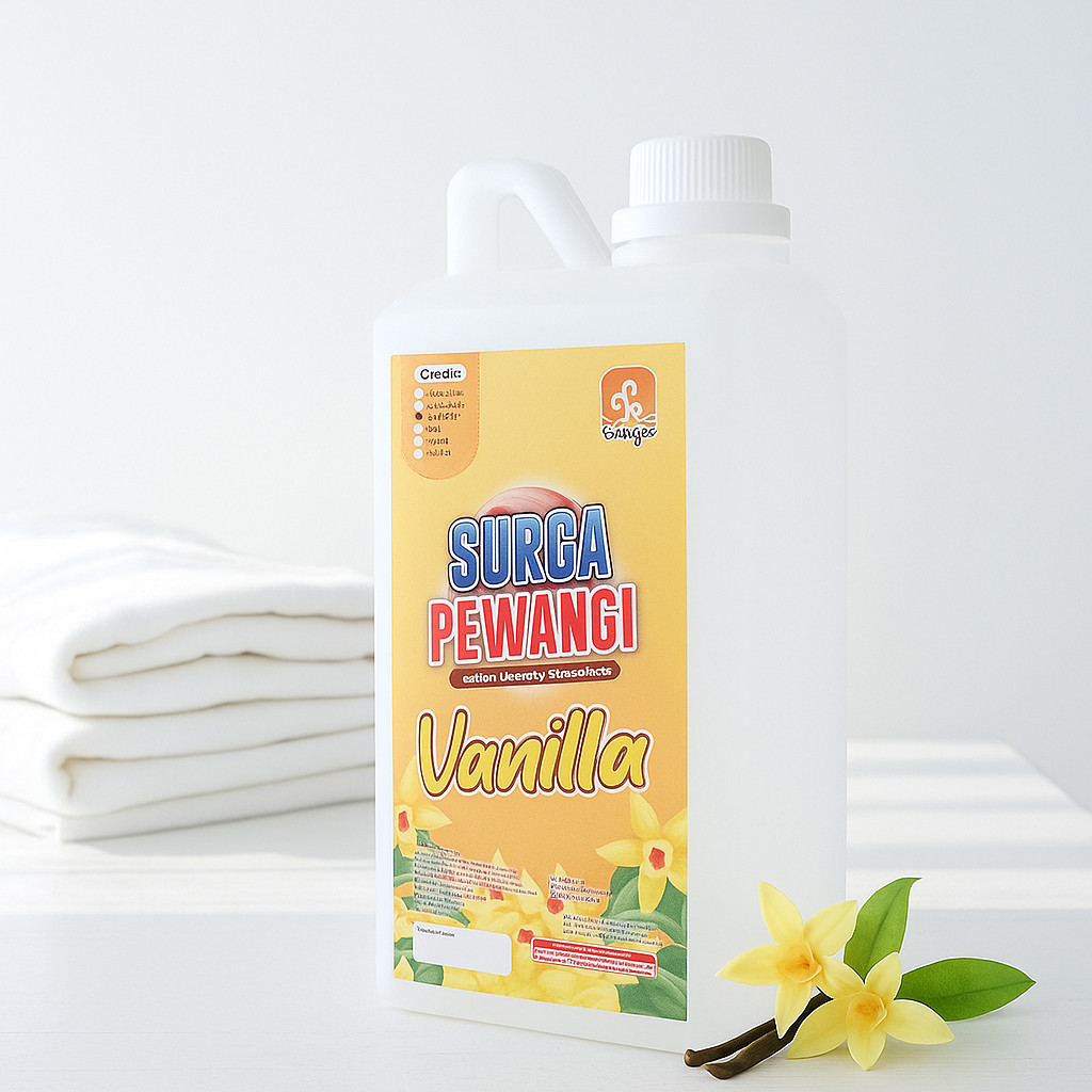 Parfum laundry terwangi dan tahan lama Aroma VANILLA - Pelembut Pakaian - Pewangi Pakaian - Pelicin 