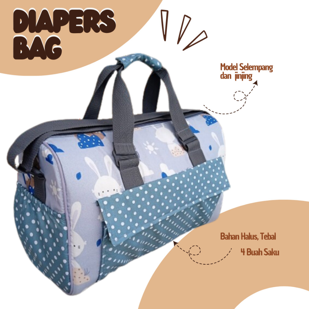Diaper Bag Tas Bayi Besar Multifungsi Tas Bayi Melahirkan/Terbaru