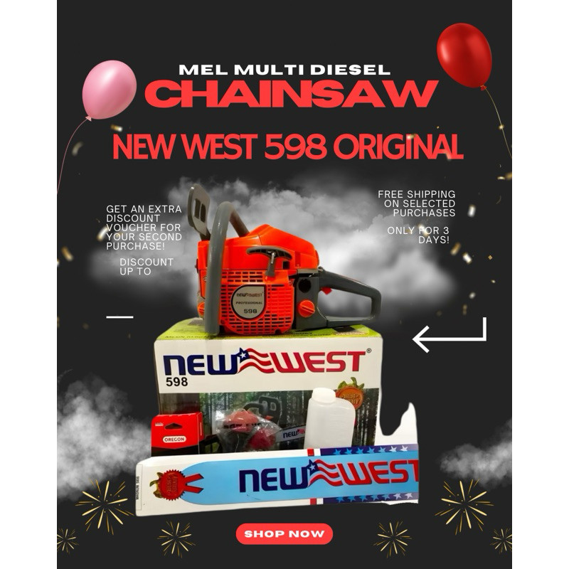 Termurah Chainsaw 598 New West New Original