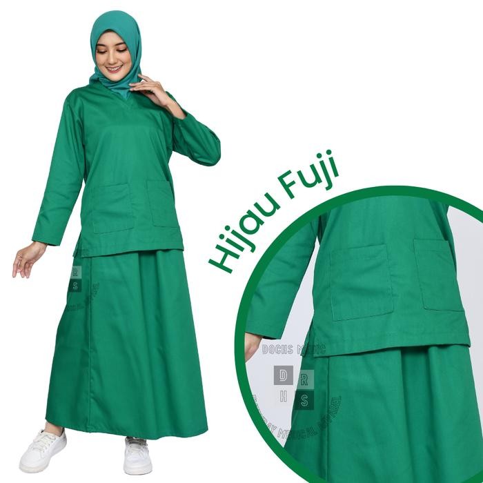 Baju Jaga Rok / Baju OK Rok / Seragam Jaga Rok / Seragam OK Rok - HIJAUFUJI ROK, S