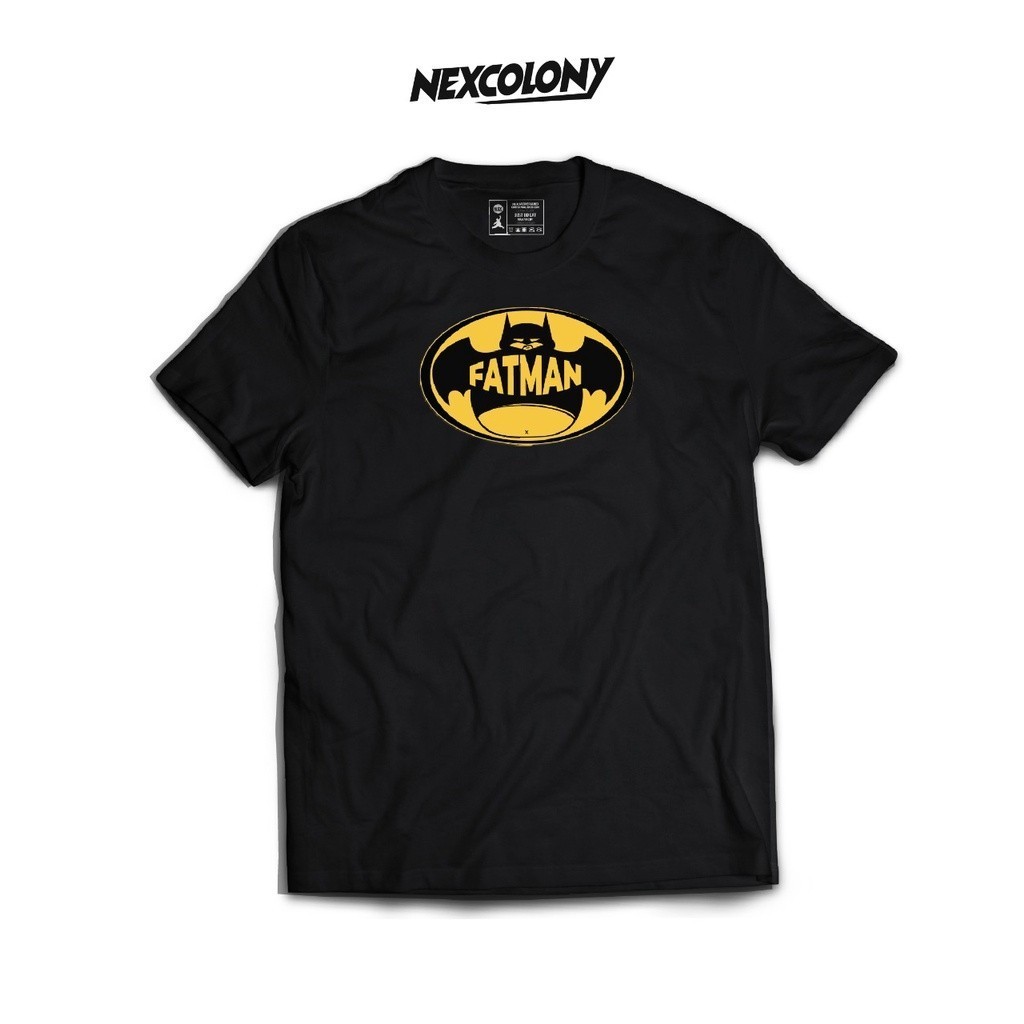 KAOS LUCU UNISEX Fatman - Nexcolony T-shirt kaos