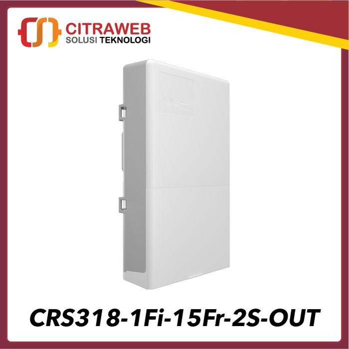 Mikrotik Cloud Router Switch CRS31-1Fi-15Fr-2S-OUT netPower 15FR - Putih, Standar
