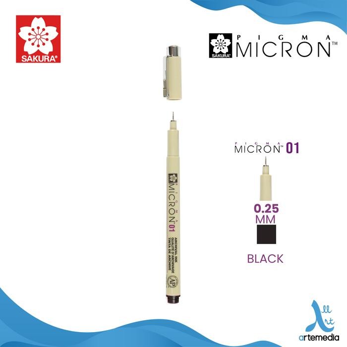 

TERLARIS! Drawing Pen Sakura Pigma Micron Set 3 Pigment Ink Pulpen Gambar