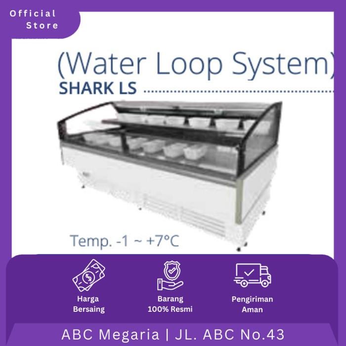 Gea Kulkas Showcase Chiller Supermarket Water Loop System SHARK LS