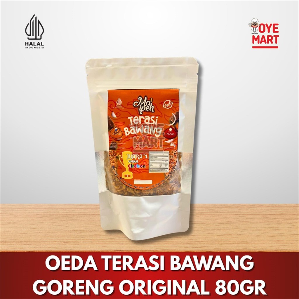 

OEDA TERASI BAWANG GORENG ORIGINAL POUCH 80GR / BAWANG ORIGINAL