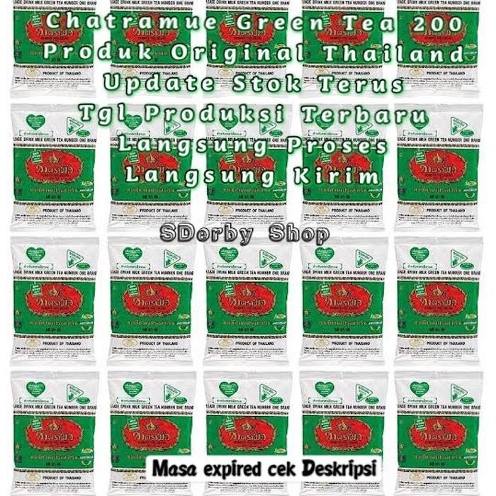 

[Promo]Best Seller Chatramue Thai Green Tea Teh Hijau Thailand Greentea 200 gram - No Bpom