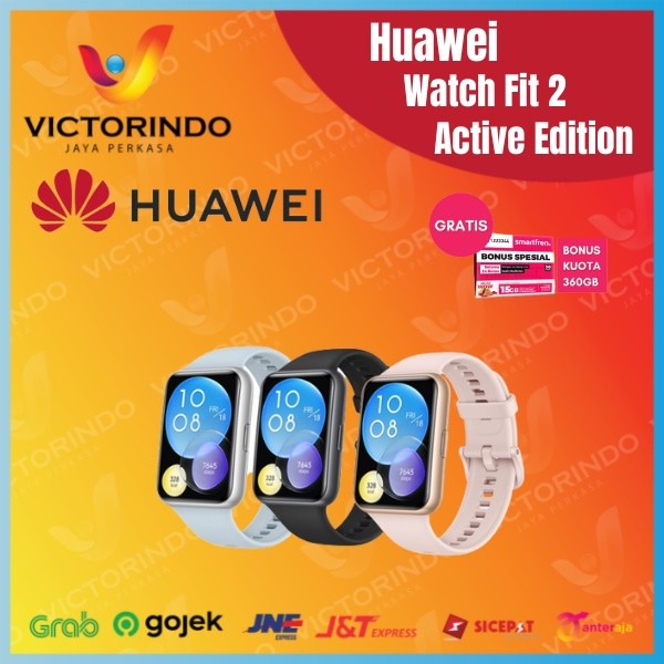 Huawei Watch Fit 2 Active Edition Smartwatch - Garansi Resmi
