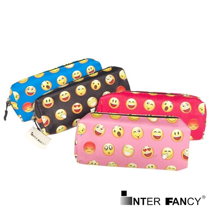 

Kotak Pensil / Pencil Case / Tepak Pensil. Motif Smile Emotikon Emoji Senyum Kids Anak Unik, Fancy, Lucu. Bahan Imitasi anti air.