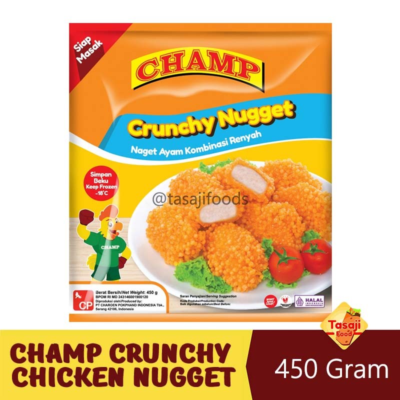 

Champ Crunchy Chicken Nugget 450 Gr