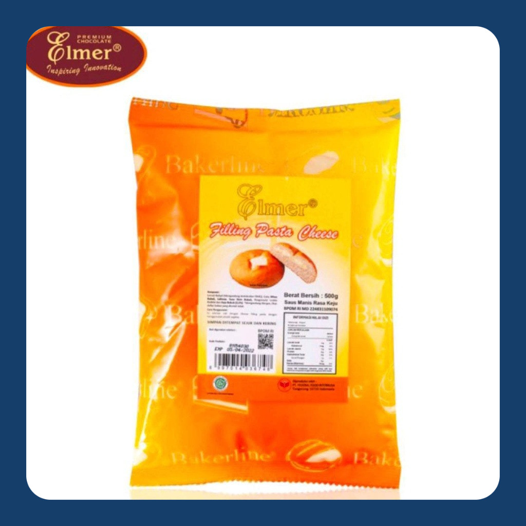 

ELMER FILLING PASTA CHEESE kemasan pabrik 500GR