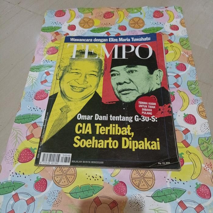 Majalah Tempo 2001 - Omar Dani tentang G30S, CIA Terlibat Soeharto Dipakai