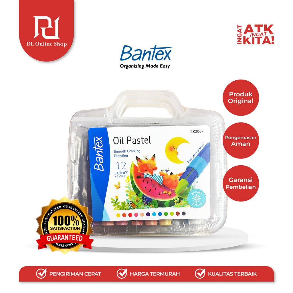 

BANTEX KRAYON MINYAK/ CRAYON OIL PASTEL BK3007 (1SET)