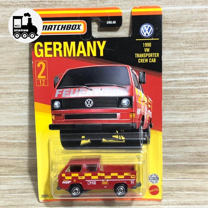 XCMH Matchbox Germany Diecast - 1990 VW Transporter Crew Cab