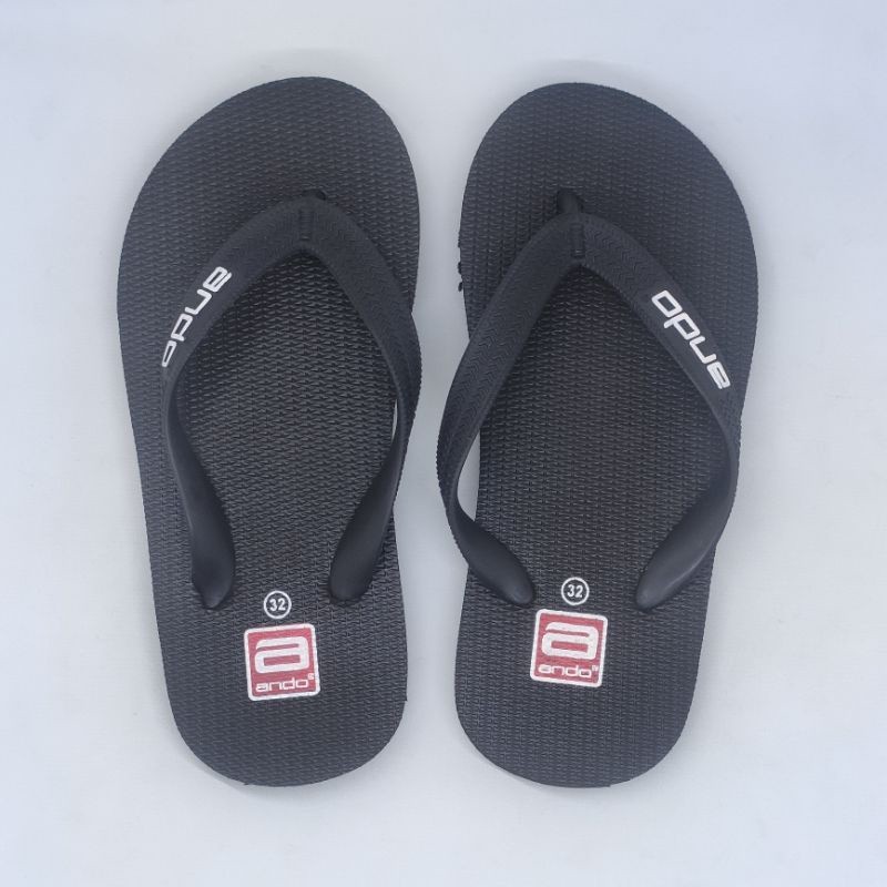 sandal ando jepit anak tanggung laki Hawaii coklat 32-37 original Ando Indonesia