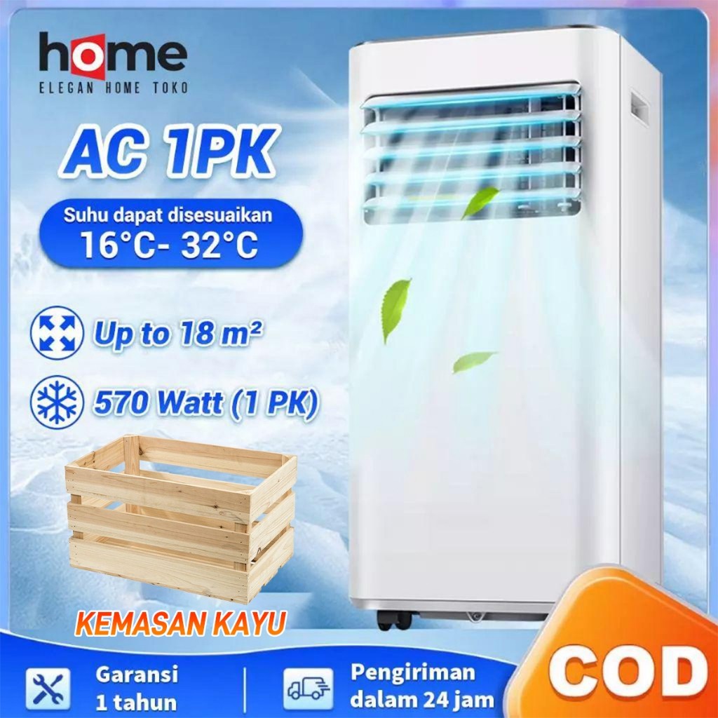 E.Home AC Portable Pendingin Ruangan Multiple Function AC - 0.5PK / 1 PK