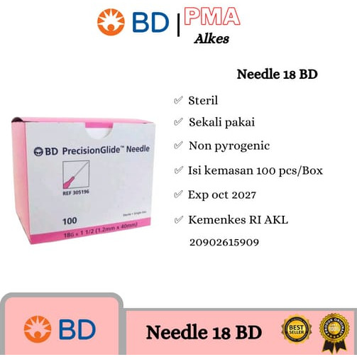 Needle BD 18 G