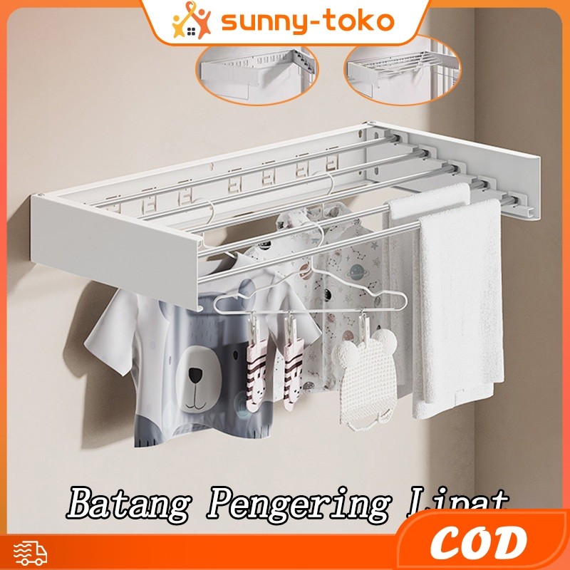RakJemuran Pakaian Lipat Dalam Ruangan Rak Jemuran Pakaian Rak Jemuran Balkon Jemuran