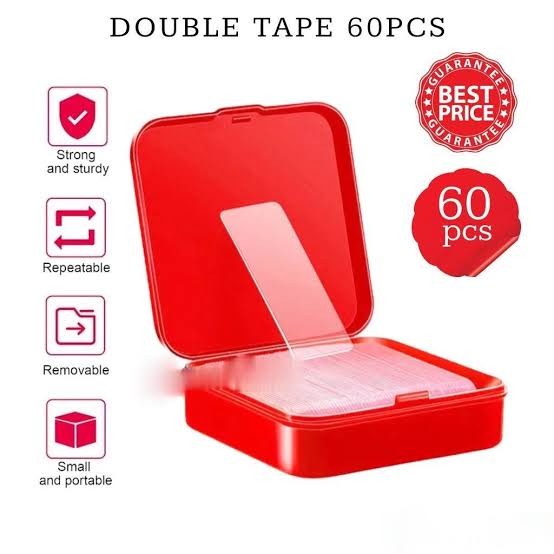

Paket 60 Box Mini Double Tape – Kotak Kecil Serbaguna untuk Penyimpanan & Hadiah