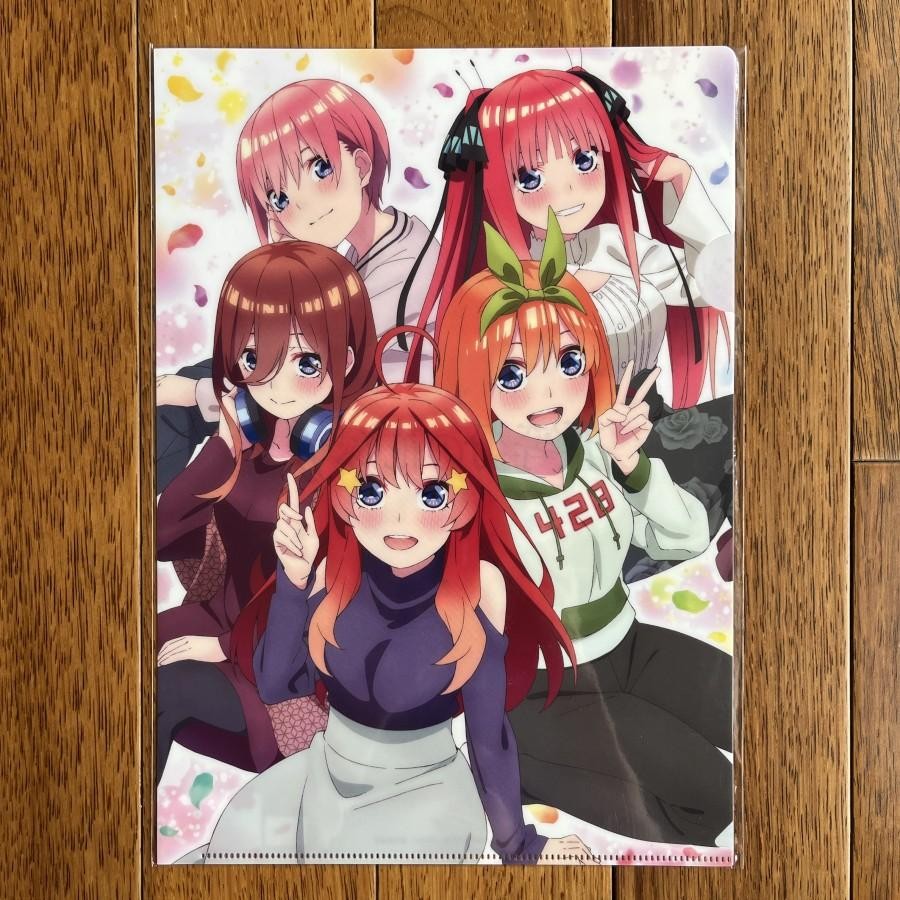 

Gotoubun No Hanayome Clear File A4 - Nakano Sisters Nino Miku Itsuki